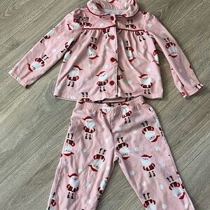 Carters Christmas Santa Pajamas 3t